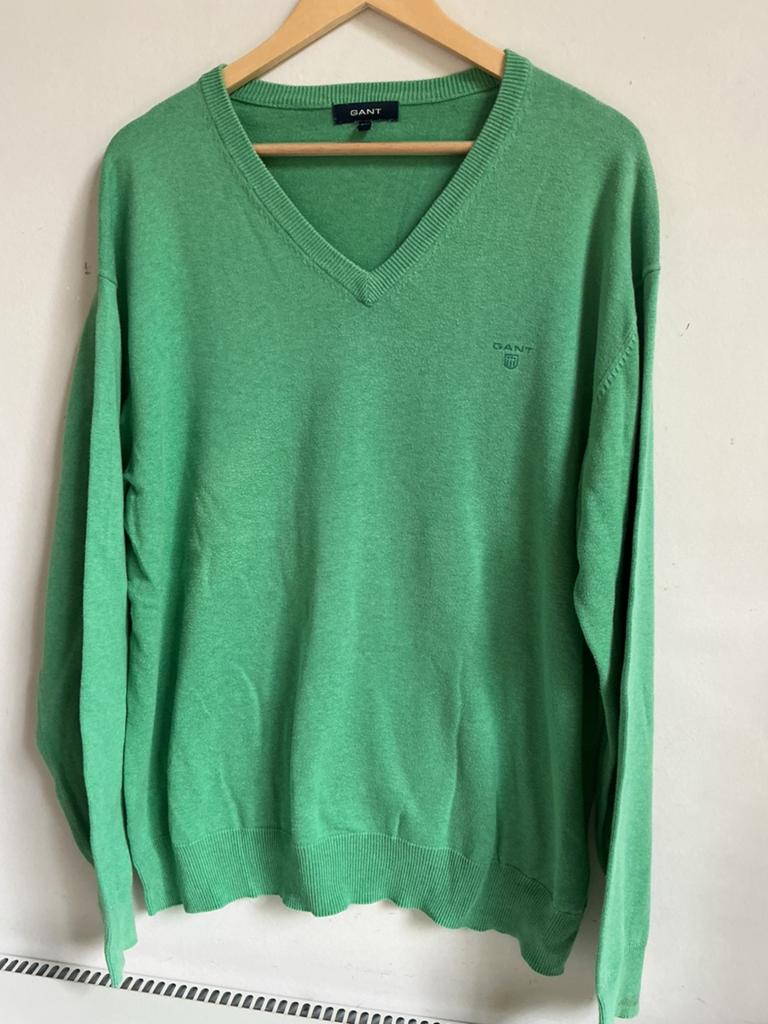 Herentrui van Gant , maat XXL, Kleding | Heren, Truien en Vesten, Gedragen, Groen, Ophalen of Verzenden