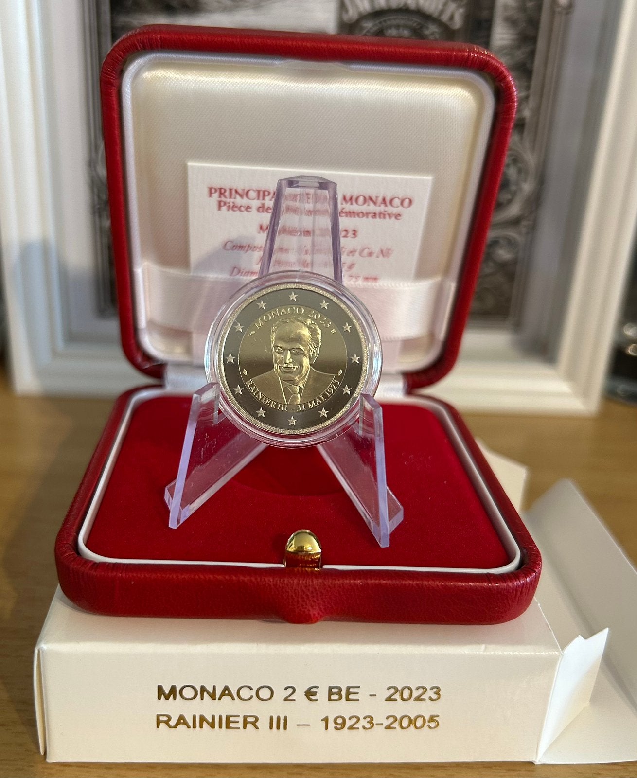 2 euro Monaco 2023 Proof, Postzegels en Munten, Munten | Europa | Euromunten, Ophalen of Verzenden, Monaco, 2 euro