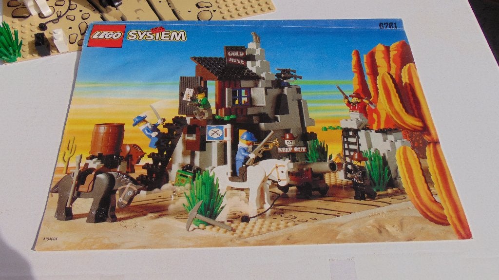 Système Lego 6761 La cachette secrète d'un bandit, Lego, Ensemble complet, Utilisé, Instructions incluses
