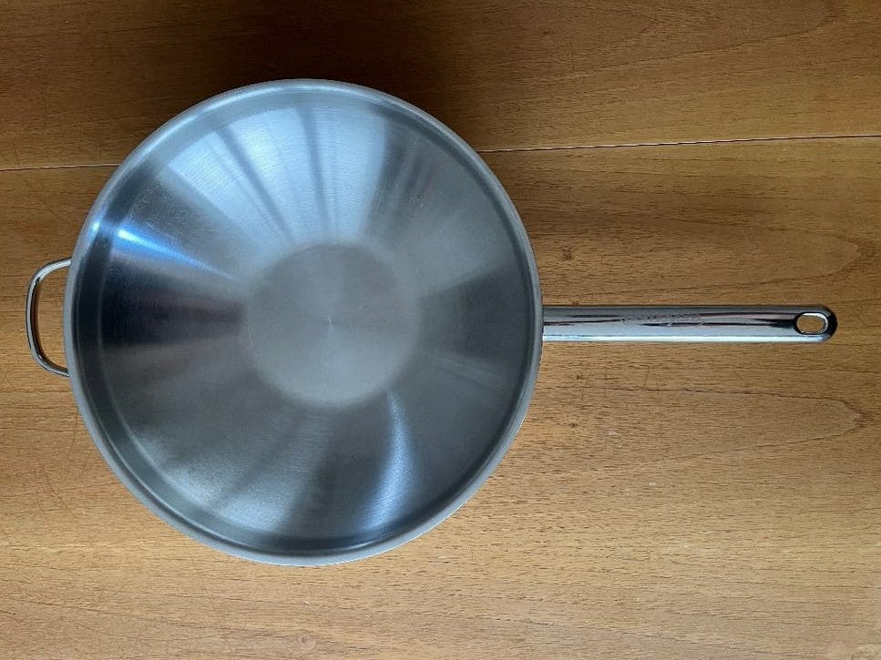 Platte wokpan Demeyere Apollo 7, 32 cm, Demeyere, Enlèvement ou Envoi, Compatible induction, Utilisé
