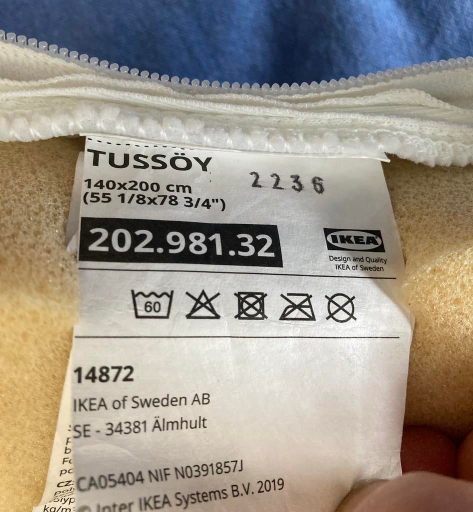 Ikea Topper voor op matras, Ophalen, Gebruikt, Overige maten, Wit