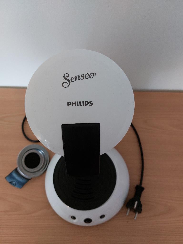 Senseo koffiezetapparaat en 2 pad-bewaardozen, Koffiemachine, Ophalen of Verzenden, Zo goed als nieuw, Koffiepads en cups