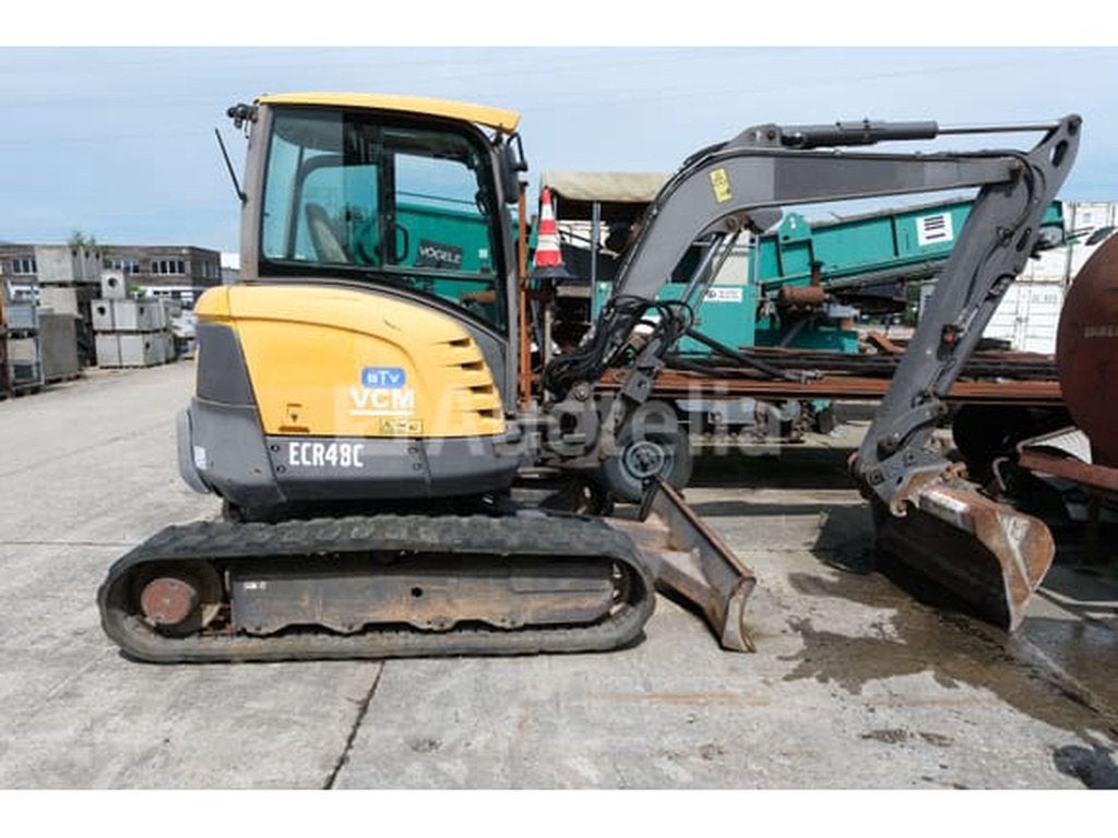 Volvo ECR48C rupsgraafmachine, Graafmachine