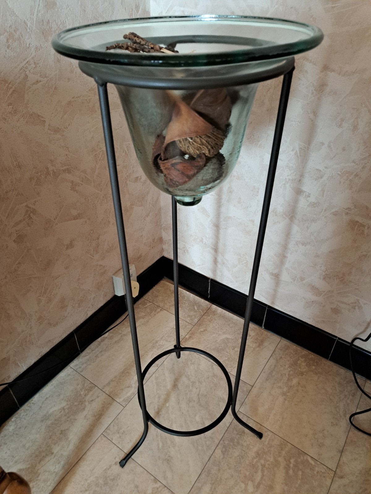 plantenstandaard met glazen klok, Ophalen, Binnen, Overige typen, Inclusief accessoires