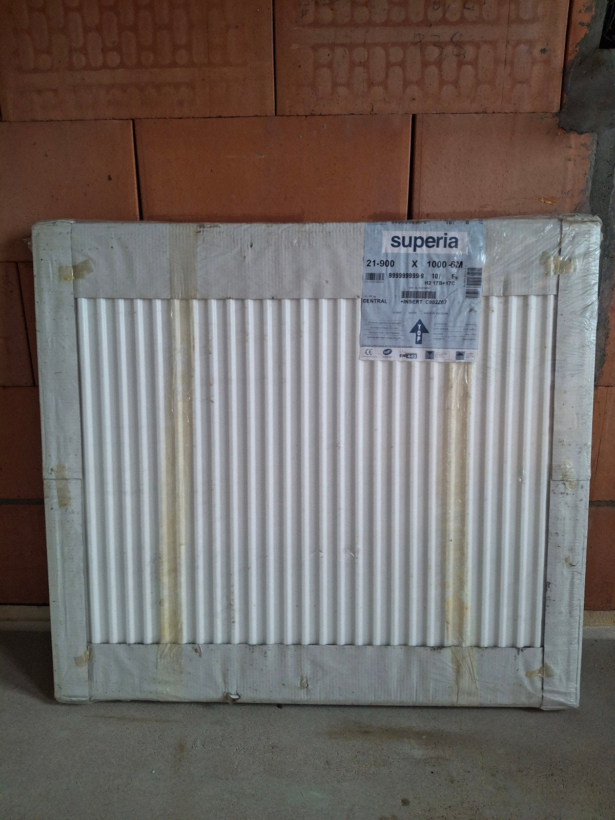 Nieuwe paneelradiator 90/100, Ophalen
