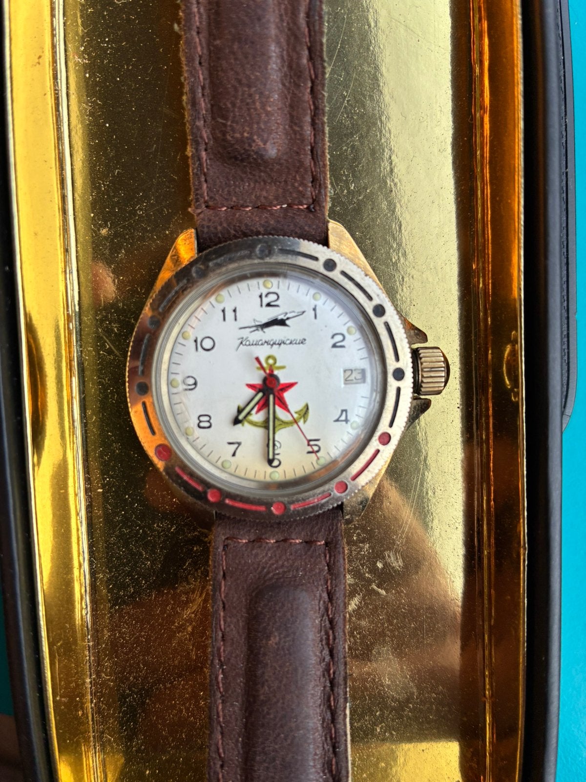 Montre Vintage Vostok Komandirskie Soviétique, Enlèvement ou Envoi, Utilisé
