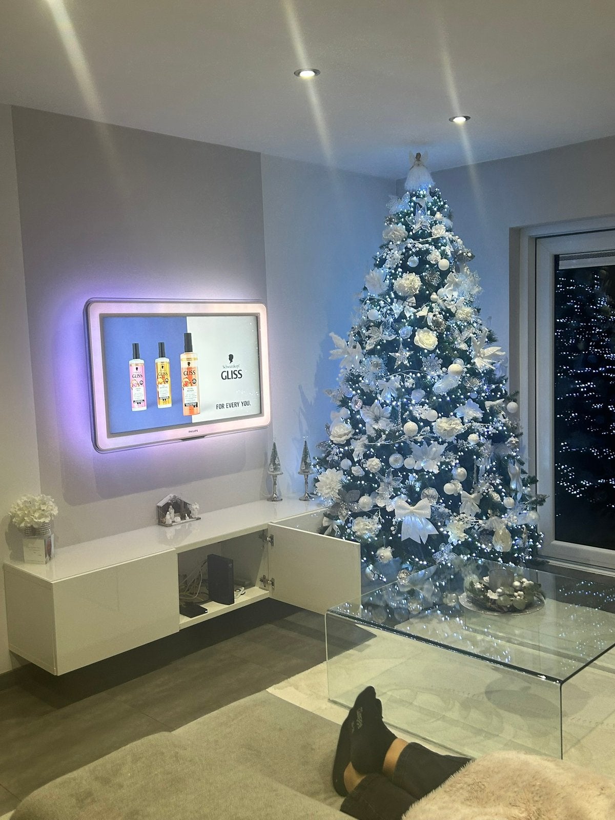 Tres beau sapin de noel de 2 m40, Enlèvement, Utilisé