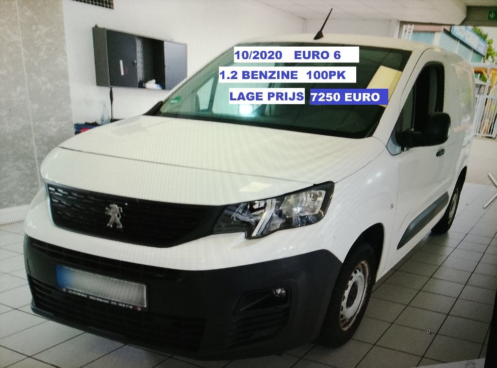 PEUGEOT PARTNER NIEUW MODEL  10/2020 KOOPJE, Auto's, Euro 6, 5 deurs, Particulier, 1200 cc