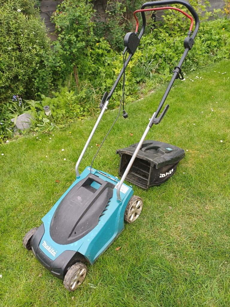 Electrische grasmaaier, Tuin en Terras, Grasmaaiers, Ophalen, Cirkelmaaier, Gebruikt, Elektrische grasmaaier