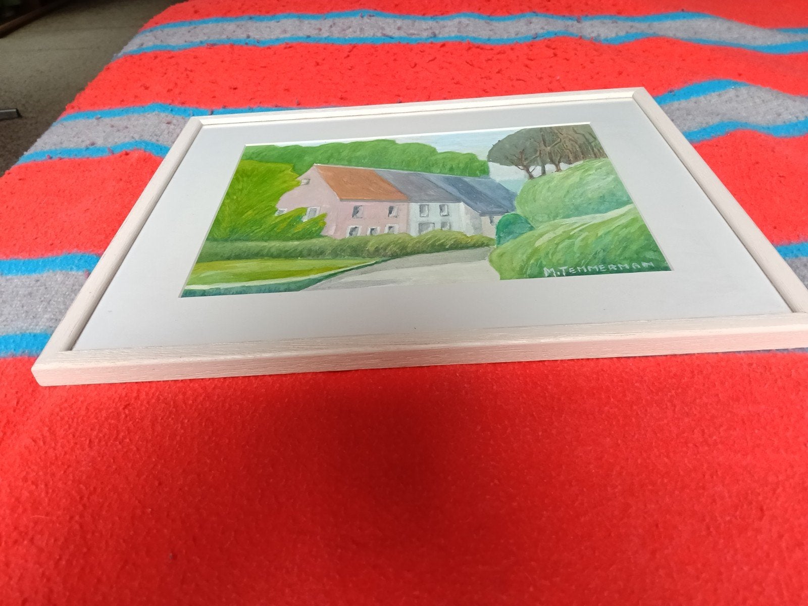 schilderij, Antiek en Kunst, Ophalen of Verzenden, Expressionistisch, Olieverf, Landschap