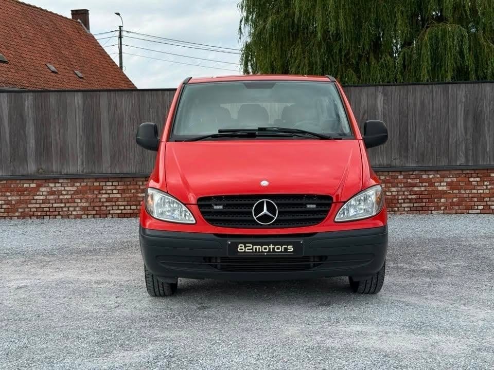 mercedes vito 111cdi/9-zit/airco/camera/trekhaak/btw, Auto's, Mercedes-Benz, 4 deurs, Zwart, 2000 kg, 9 zetels