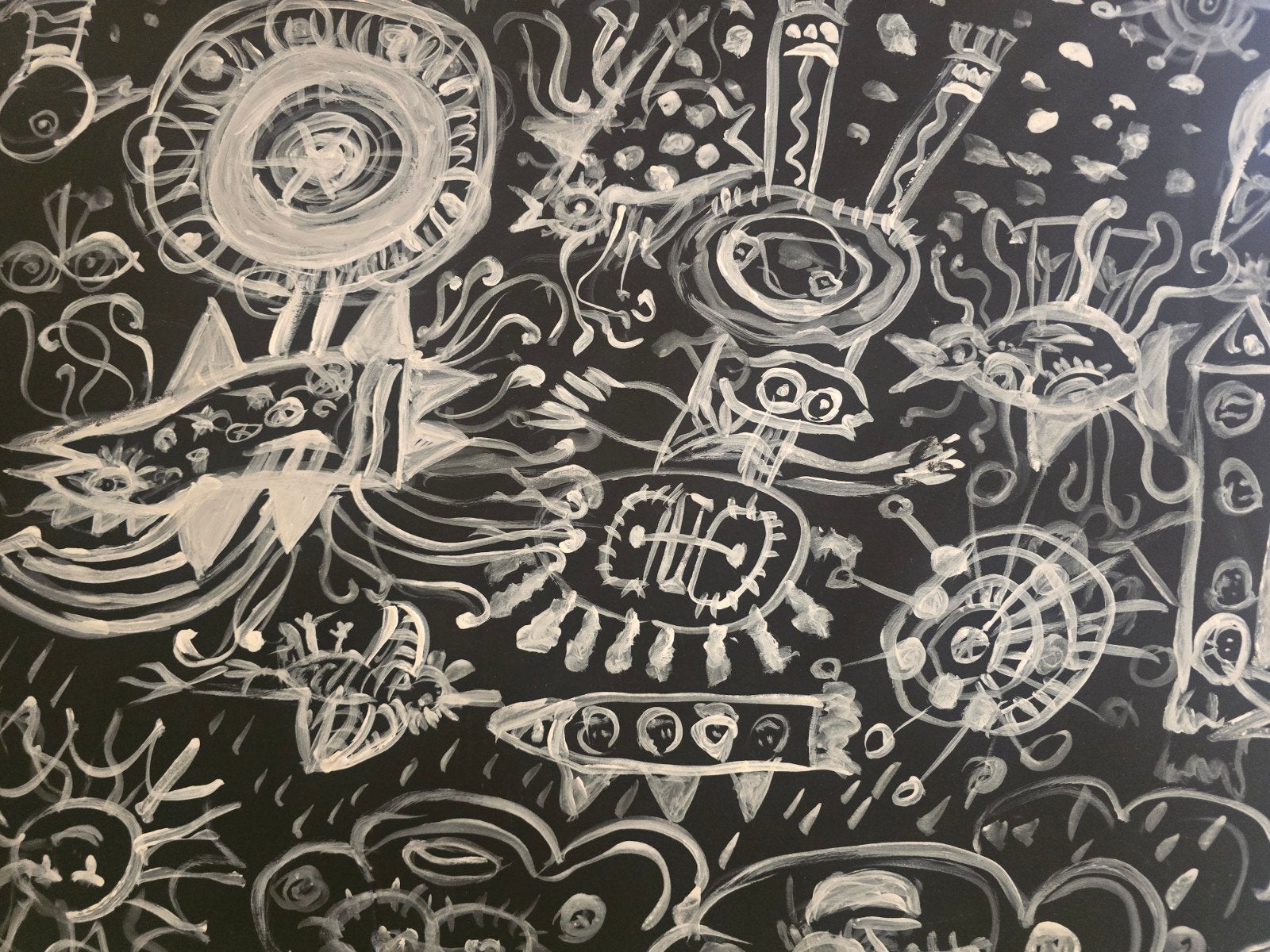 peinture originale de Corneille artiste signé #Picasso, Antiquités & Art, Enlèvement ou Envoi