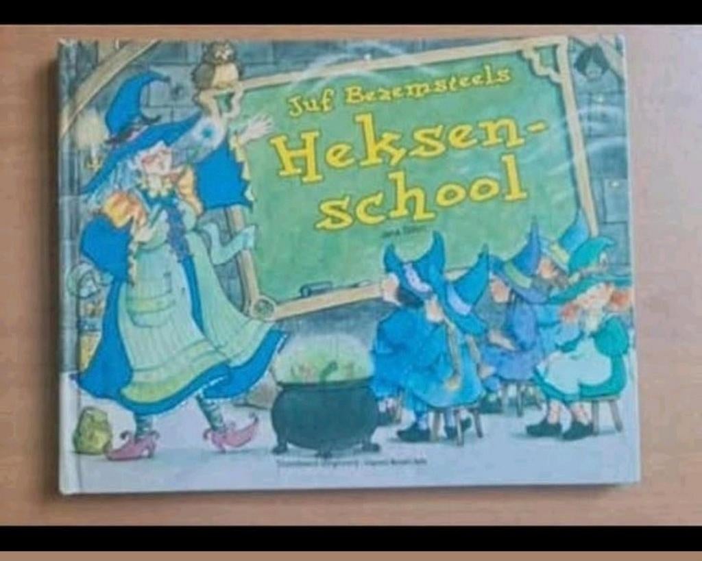 prentenboek : Juf Bezemsteels Heksenschool / Jana Dillonp, Livres, Livres pour enfants | 4 ans et plus, Enlèvement ou Envoi