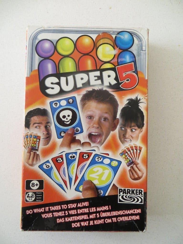 Super 5 (Hasbro - Parker), Hobby en Vrije tijd, Gezelschapsspellen | Kaartspellen, Verzenden