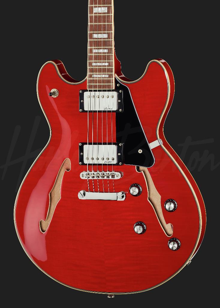 Harely Benton HB 35 PLUS Cherry, Enlèvement, Neuf, Hollow body, Autres marques