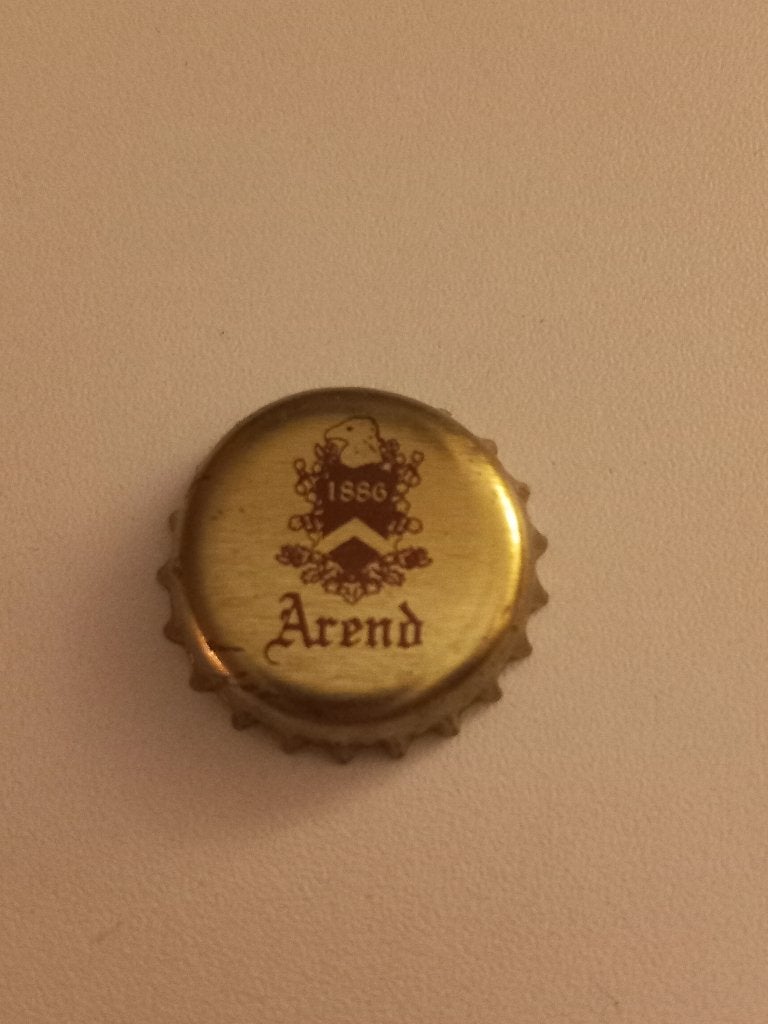 Kroonkurk :  AREND 1886, Verzamelen, Verzenden, Gebruikt