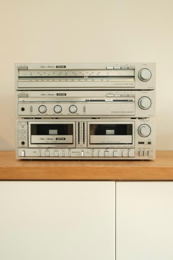 Vintage Barco hifi set te koop (Fisher rebrand), Overige merken, Gebruikt, Cassettedeck, Losse componenten