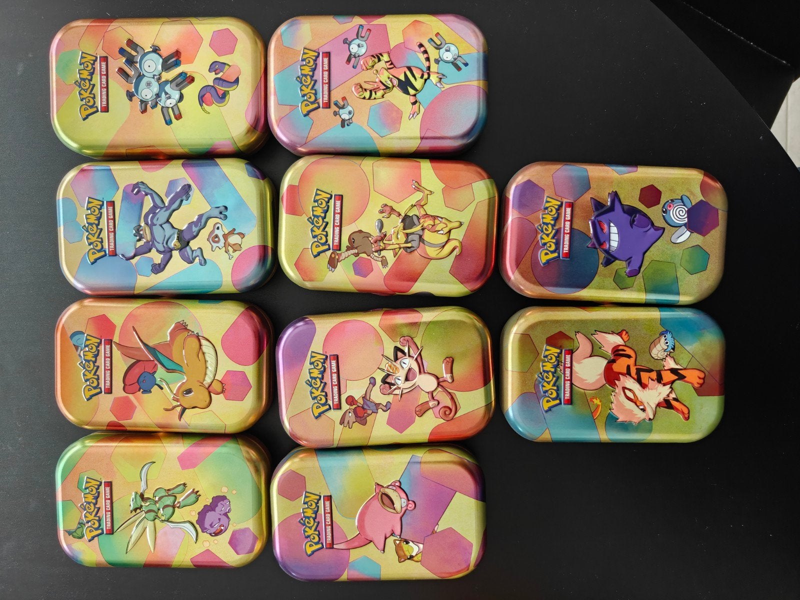 Diverse lege Tins Pokémon, Ophalen, Gebruikt, Boosterbox, Foil