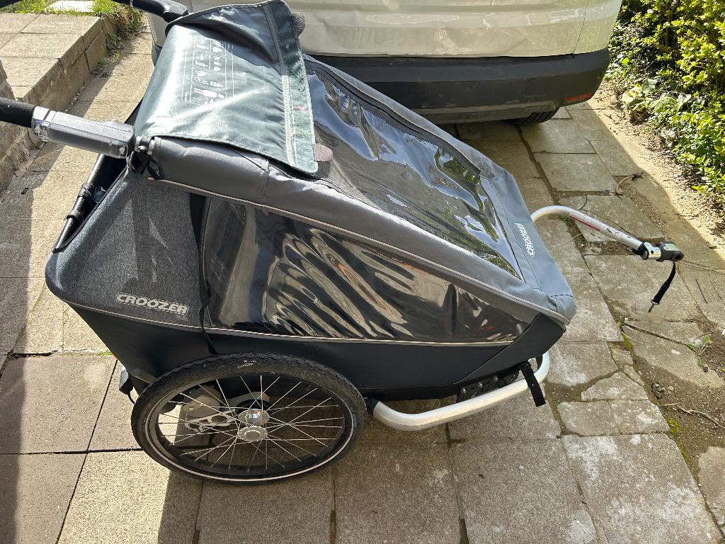 Charette velo Croozer Kid Vayaa 2 - Deux places, 40 à 60 kg, Croozer, Enlèvement, Utilisé