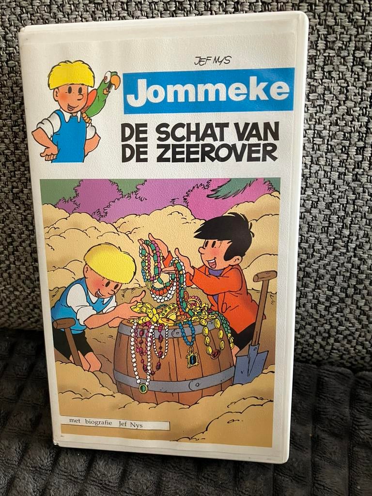 Vintage 1999 video cassette de schat va de zeerover jommeke, Ophalen of Verzenden, Zo goed als nieuw