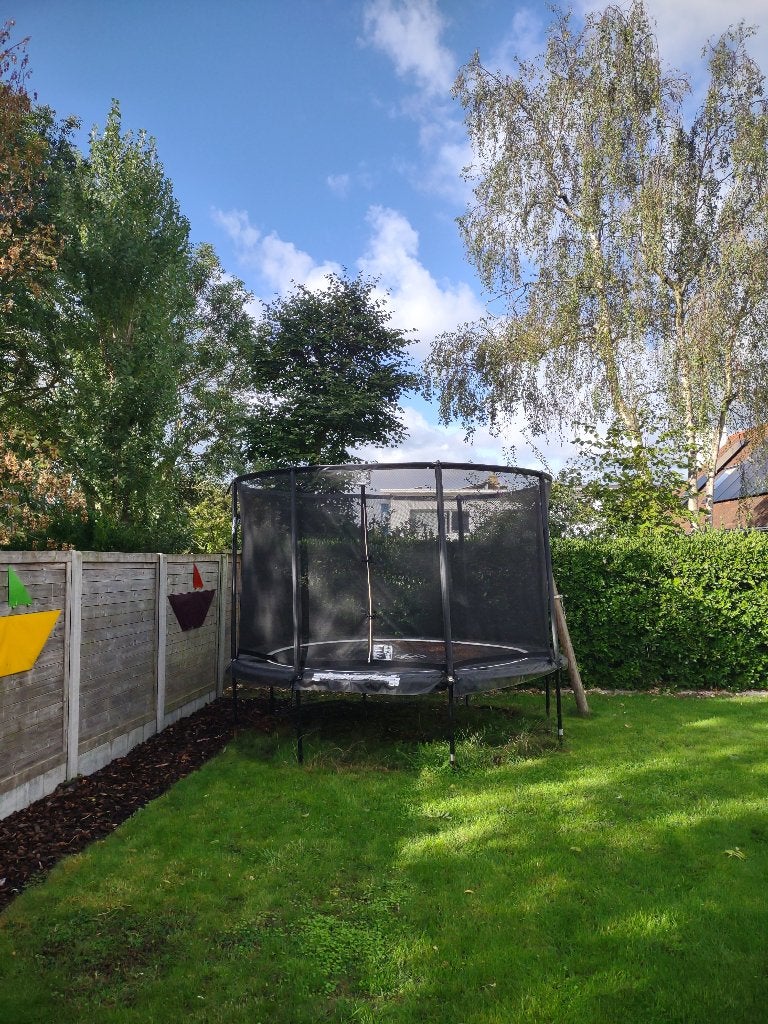 Trampoline Skyline Optimum, Ophalen, Gebruikt