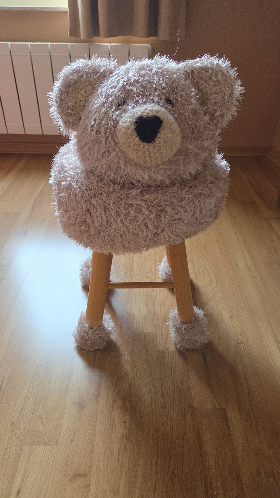 Teddybeer kinderstoeltje / krukje, Huis en Inrichting, Ophalen, Nieuw