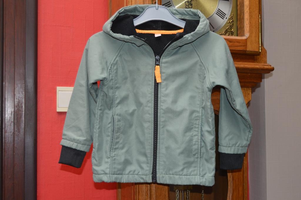 Bébé garçon Veste Blouson léger vert tilleul T92 Très Bon!, Enlèvement ou Envoi, Comme neuf, Manteau, Zeeman