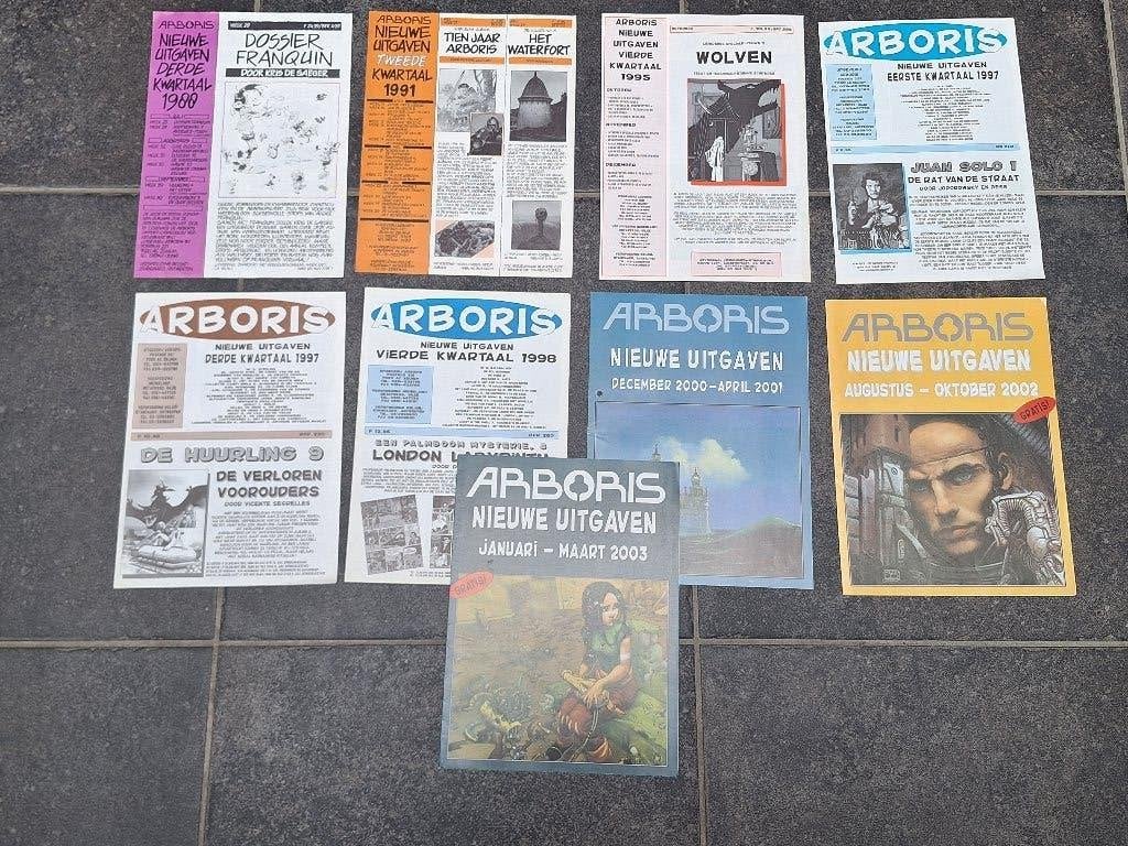 Hermann Segrelles - 9 x Arboris Folder (1988-2003), Ophalen of Verzenden, Gelezen