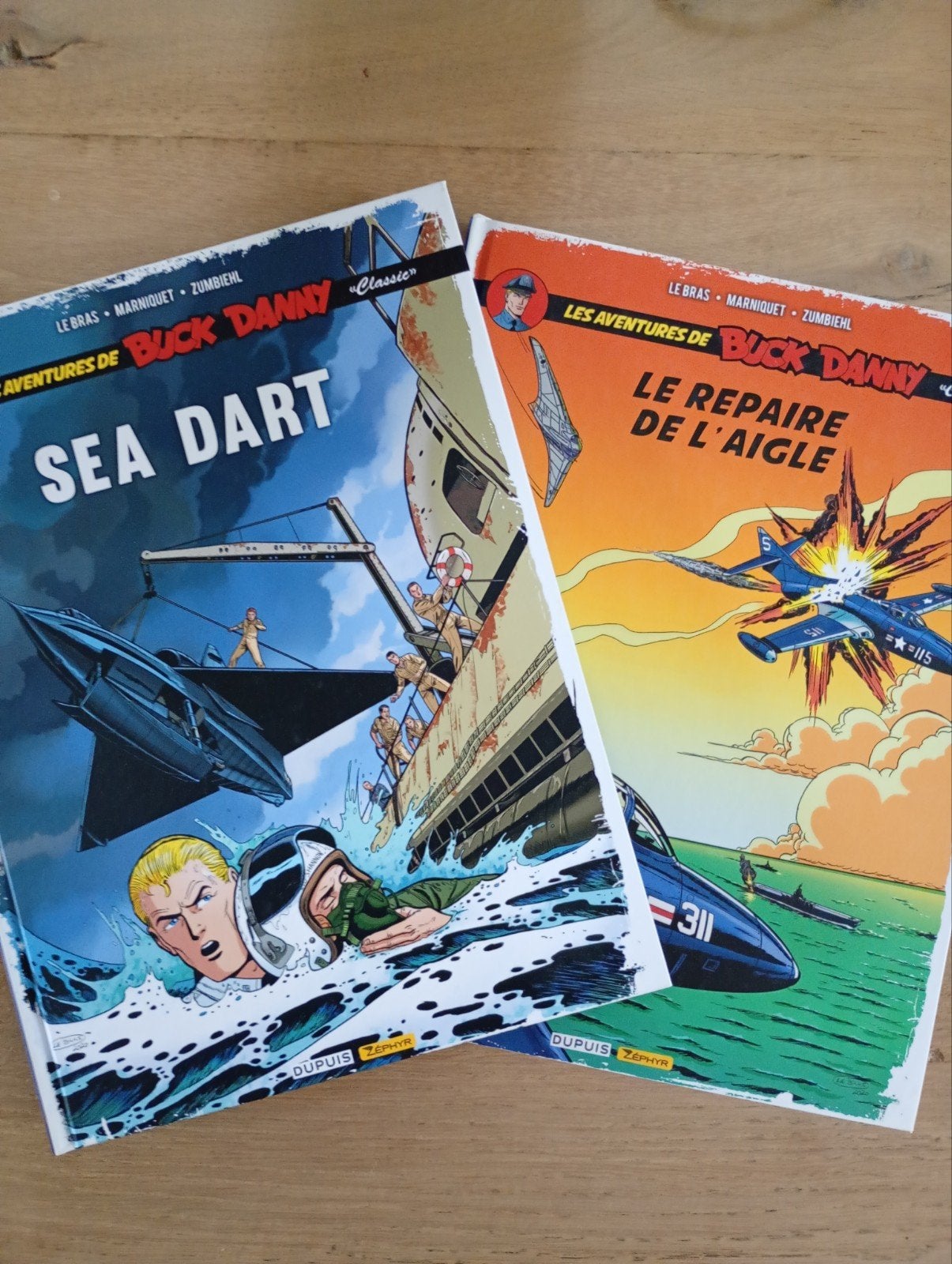 Lot Buck Danny Classic 8&9 Le Bras, Marniquet, Zumbiehl EO, Boeken, Meerdere stripboeken, Ophalen of Verzenden, Zo goed als nieuw