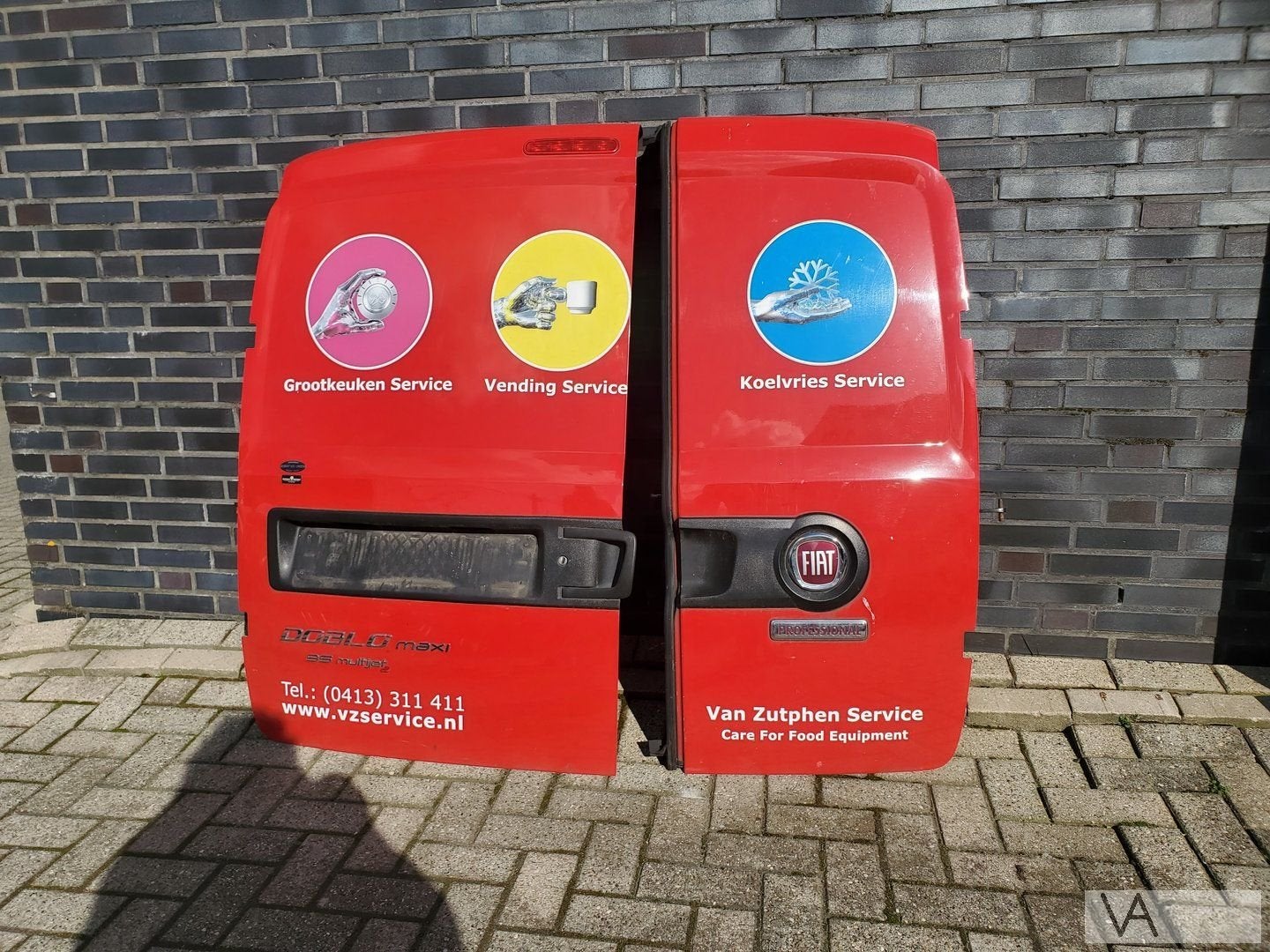 Fiat Doblo / Opel Combo deur bestelbus rechts achter 2010 >, Auto-onderdelen, Gebruikt, -, Ophalen of Verzenden, Achter