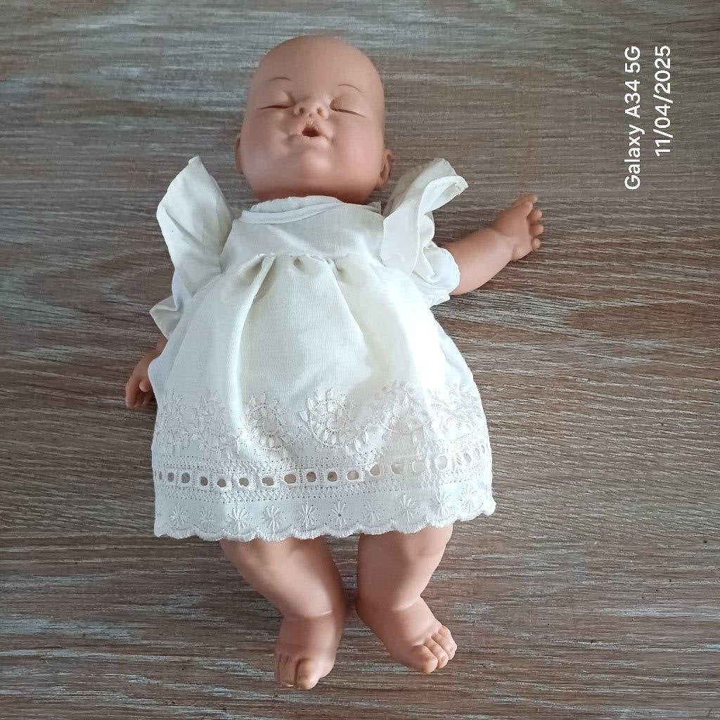 Très ancien bébé avec remontoir, Collections, Enlèvement ou Envoi, Comme neuf, Poupée