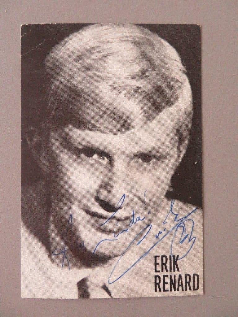 gesigneerde fankaart Erik Renard Oudenaarde ATLAS Kortrijk, Verzamelen, Ophalen of Verzenden, Zo goed als nieuw, Foto of Kaart