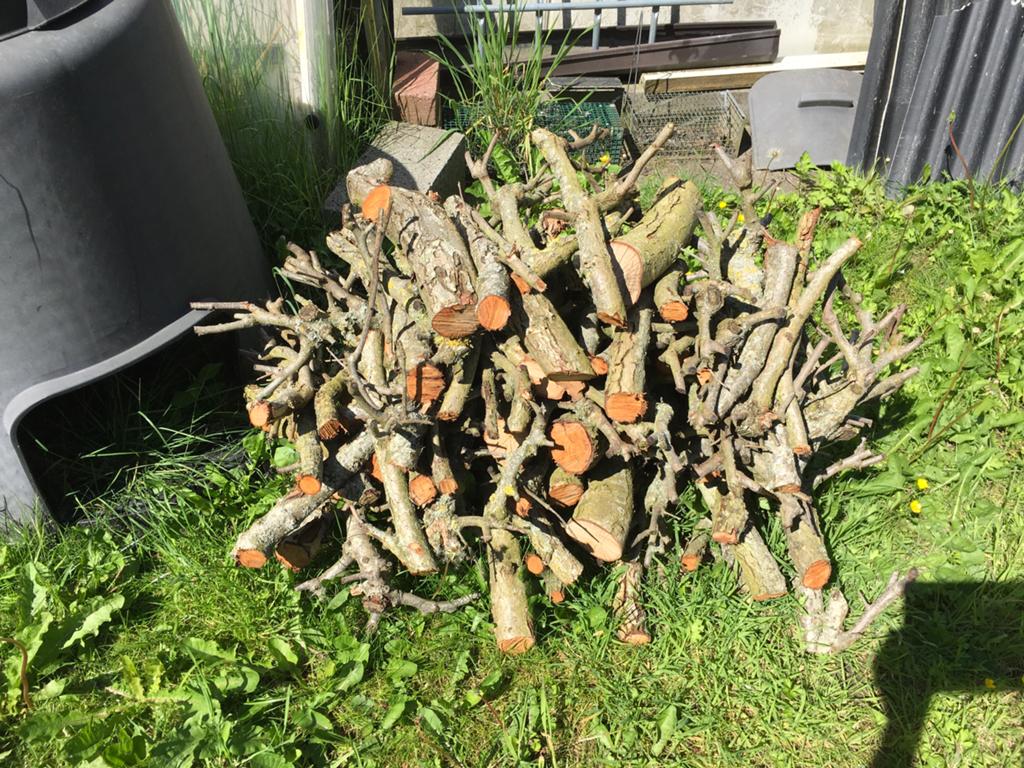 Brandhout, Tuin en Terras, Brandhout, Ophalen, Stammen