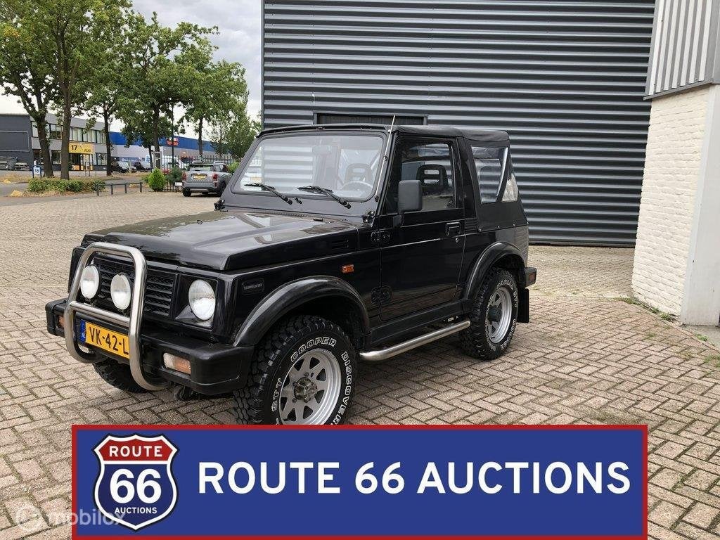 Suzuki Samurai Rhino | 1991 | Route 66 Auctions, Auto's, Zwart, Bedrijf, Handgeschakeld, Overige carrosserie