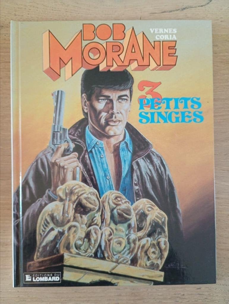 Bob Morane 3 petits singes Vernes Coria EO TBE, Enlèvement ou Envoi, Une BD, Henri Vernes., Utilisé