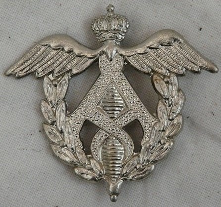 Embleem Baret, Militaire Administratie, Armee Belge (ABL)., Verzamelen, Ophalen of Verzenden, Landmacht, Embleem of Badge