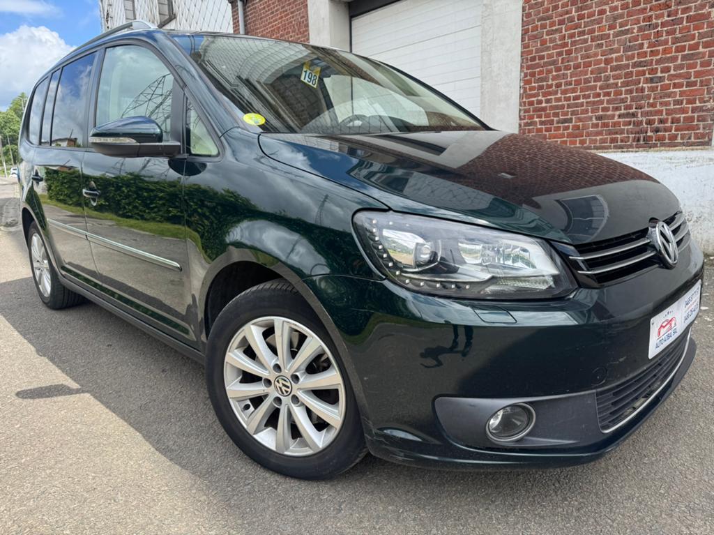 Volkswagen Touran 2012 2.0TDI 178.000km Full Option, Autos, Volkswagen, Entreprise, Touran, ABS, Caméra de recul, Phares directionnels