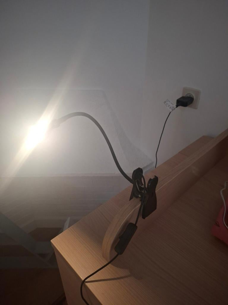 LED-klem lampen zwart, Ophalen
