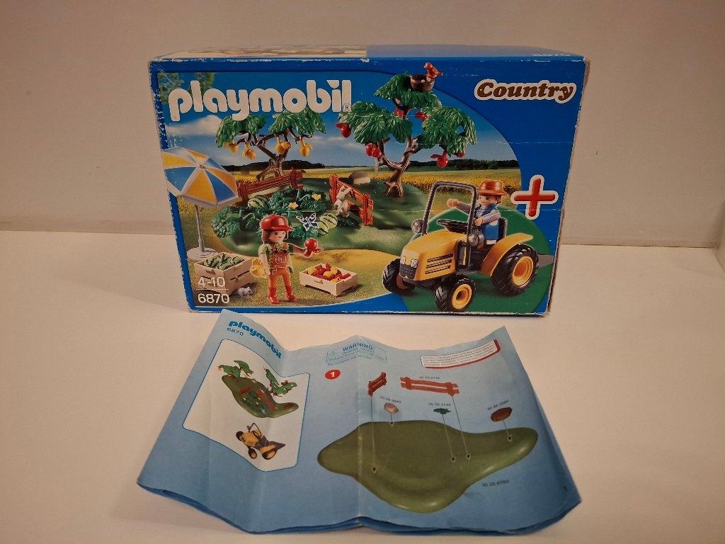 Playmobil StarterSet Boomgaard 6870, Ophalen of Verzenden, Zo goed als nieuw, Complete set