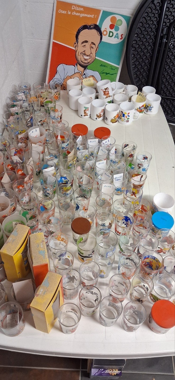 verres sur bd 300 +-, Enlèvement
