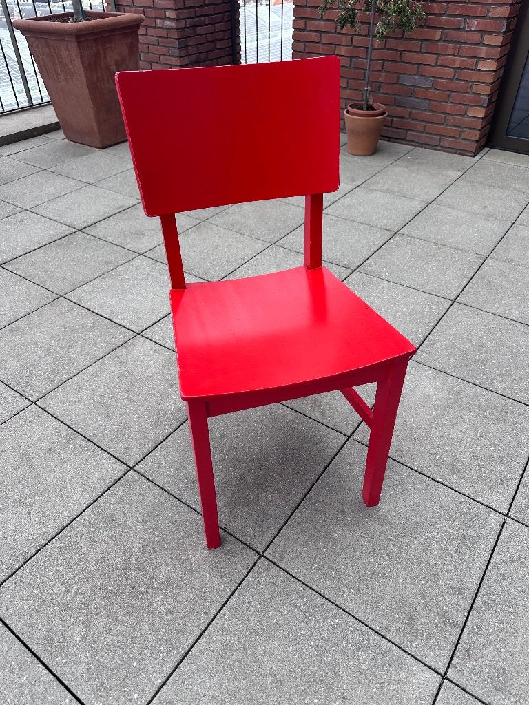 chaises, Rouge, Comme neuf, Enlèvement, Cinq, Six Chaises ou plus