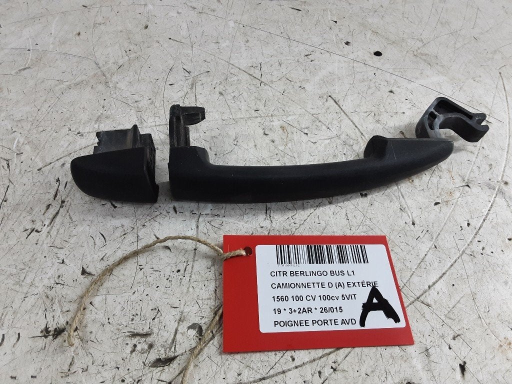 POIGNEE EXTERIEURE AVANT DROITE Berlingo (96845224677), Citroën, Mevr. I. Hauben, Utilisé, Avant