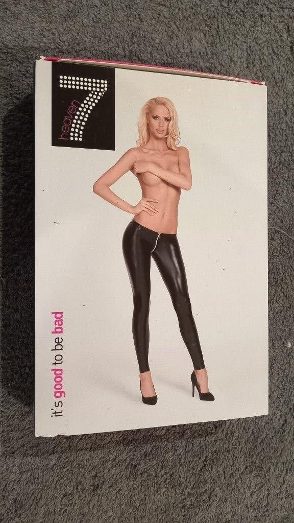 Wetlook legging, Kleding | Dames, Leggings, Maillots en Panty's, Legging, Zwart, Nieuw, Maat 40/42 (M)