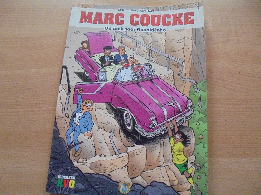 Strip Marc Coucke, Eén stripboek, Ophalen of Verzenden, Zo goed als nieuw