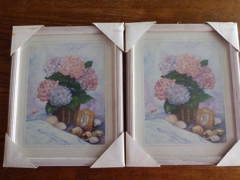 SCHILDERIJ MET HORTENCIA, Ophalen, Minder dan 50 cm, Schilderij, 5 – 50