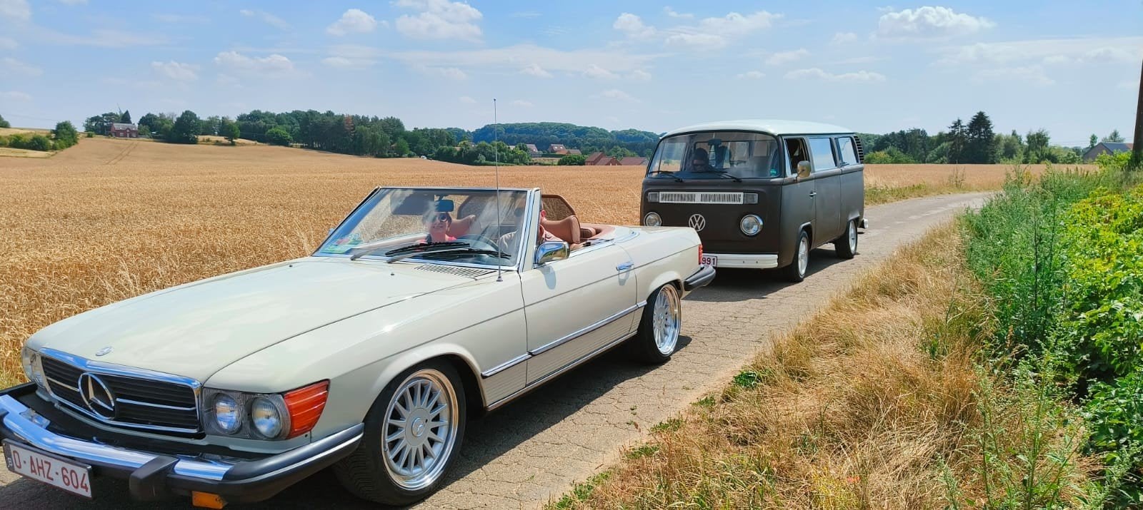 Mercedes r107 450sl, Auto's, Mercedes-Benz, Automaat, 8 cilinders, Cabriolet, Beige