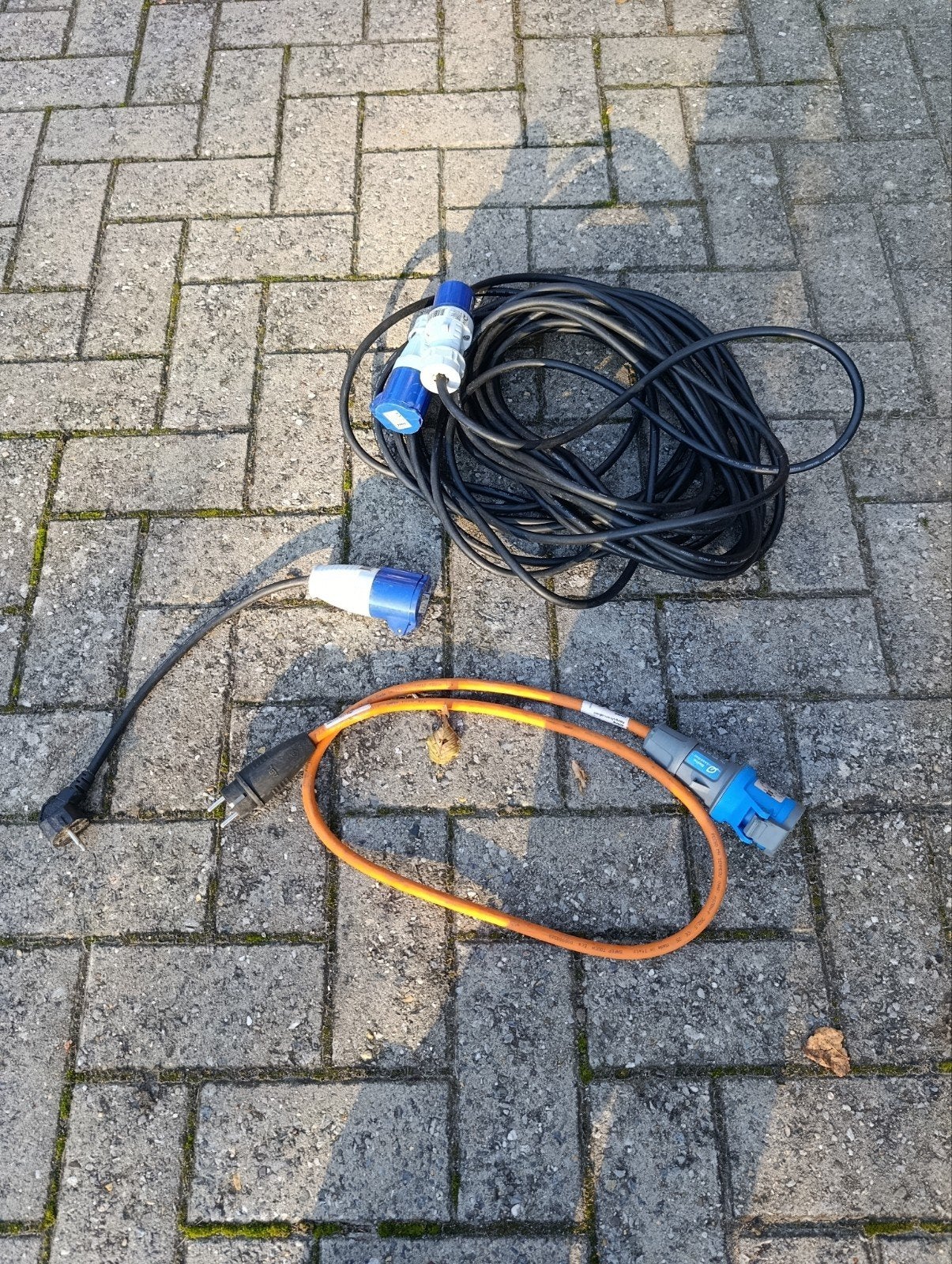 verlengkabel voor caravan/mobilhome of tent 20m, Caravans en Kamperen, Ophalen