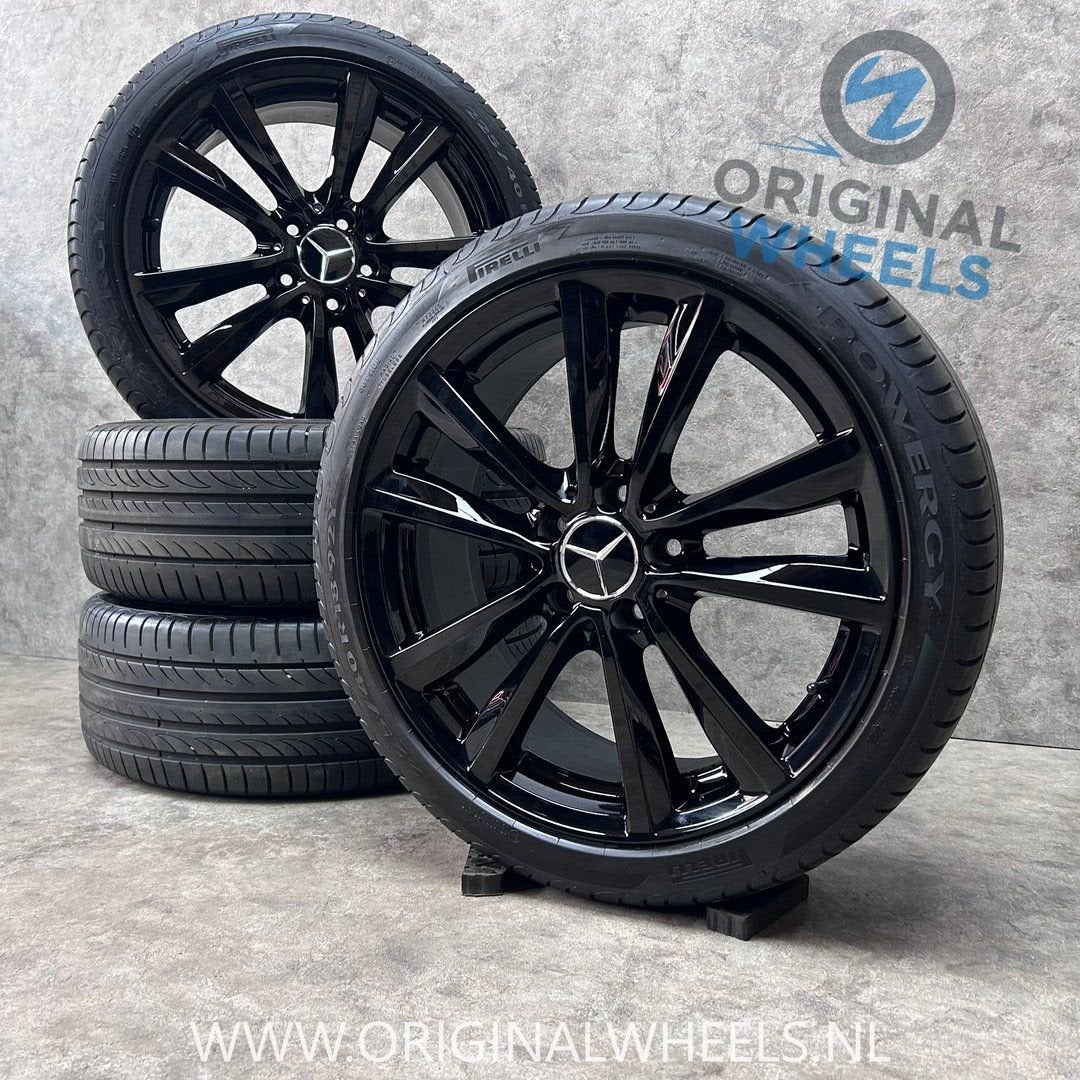 18 inch originele velgen + zomerbanden Mercedes A B C klasse, Auto-onderdelen, 18 inch, Gebruikt, -, -