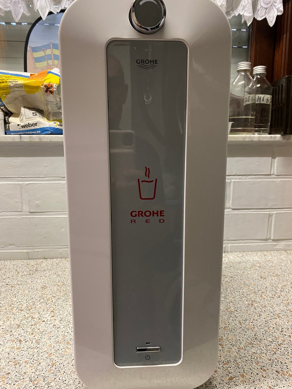 Grohe red boiler, Grohe, Ophalen of Verzenden, Metaal, Wit