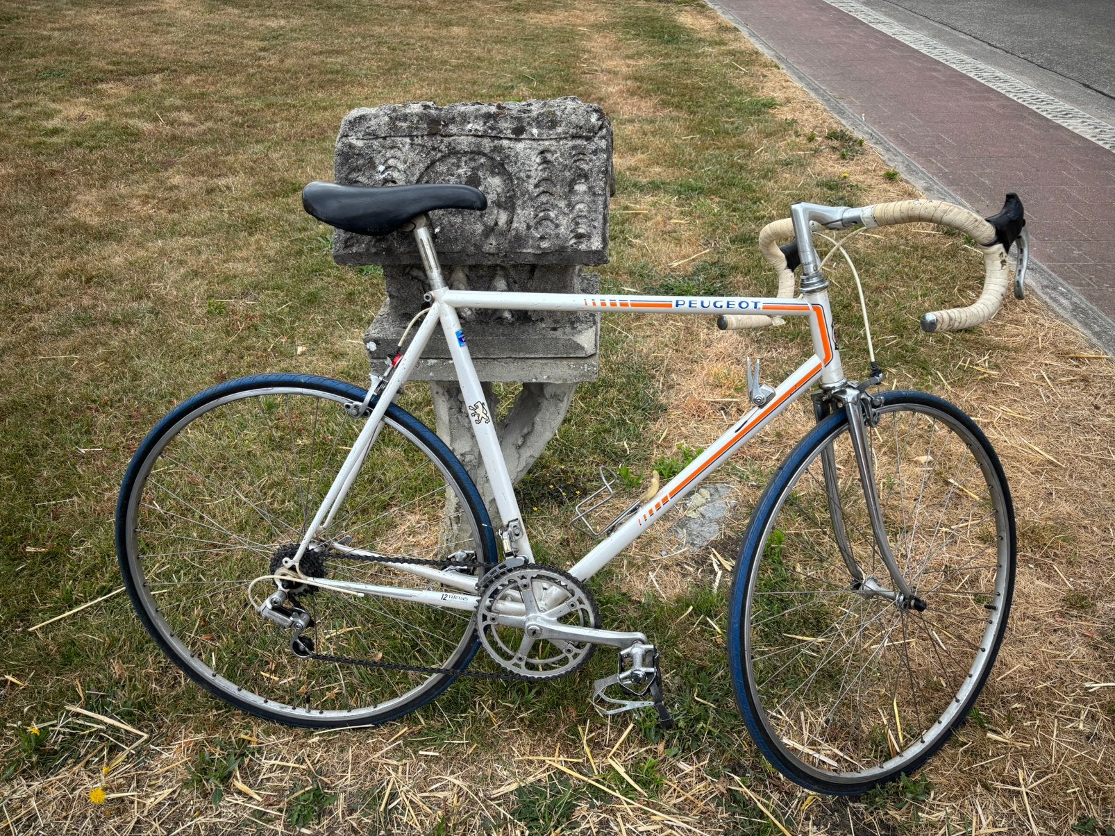 Peugeot retro koersfiets, 28 inch, Gebruikt, 53 tot 57 cm, Ophalen